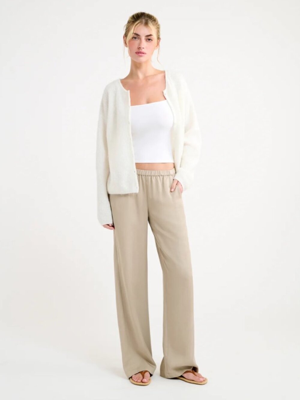 Rumored Off Duty Pant Taupe XS